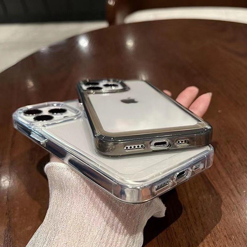 Przezroczyste etui na telefon dla Apple iPhone 16 Promax - Przezroczyste miękkie silikonowe etui odporne na wstrząsy dla iPhone 16/16pro/16plus/16promax/15/14/13/12/11/Xr/Xs