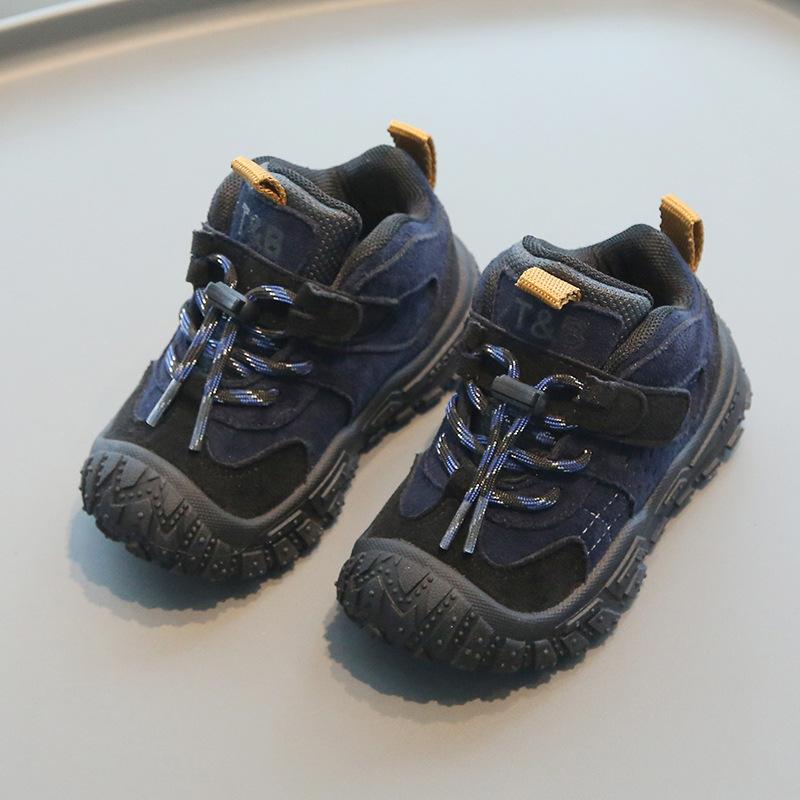 Children's Sports Shoes 2025 Spring and Autumn New Boys' Dad Shoes Running Girls' Mountaineering Shoes Soft-soled Baby Casual Shoes
