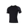 T Shirts Men's Black Crew Neck Moderate Straight Fit CF7243
