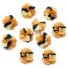 10pcs 2.5cm Cloth Fabric Flower Three Colors Handmade Artificial Flowers For DIY Wedding Party Clothing Headwear Decor Supplies