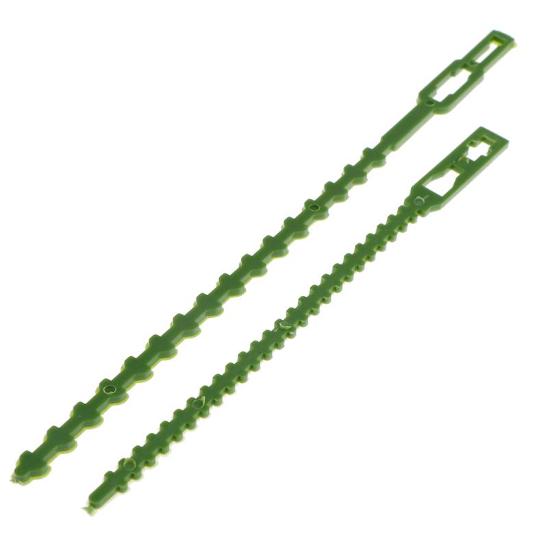 50/30 X Reusable Garden Plastic Plant Belt Ties Tie Garden Fishbone Band Tool