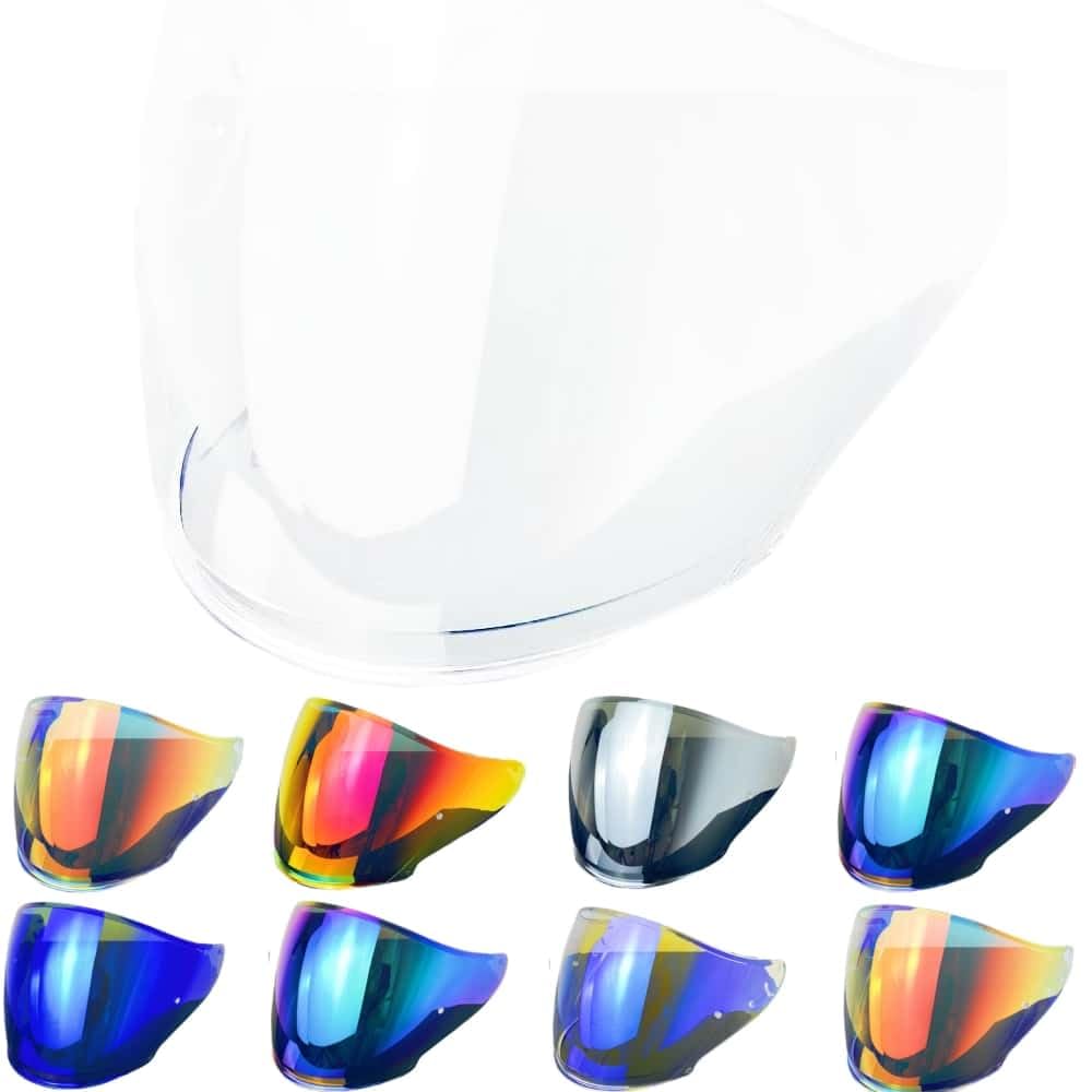 

Wayocfei Щиток для мотоциклетного шлема Щиток для шлема Визор Поглощение УФ-лучей Мотоциклетный шлем Запасная часть J-Cruise [Подходит для J-Cruise 1/ J-Cruise 2/