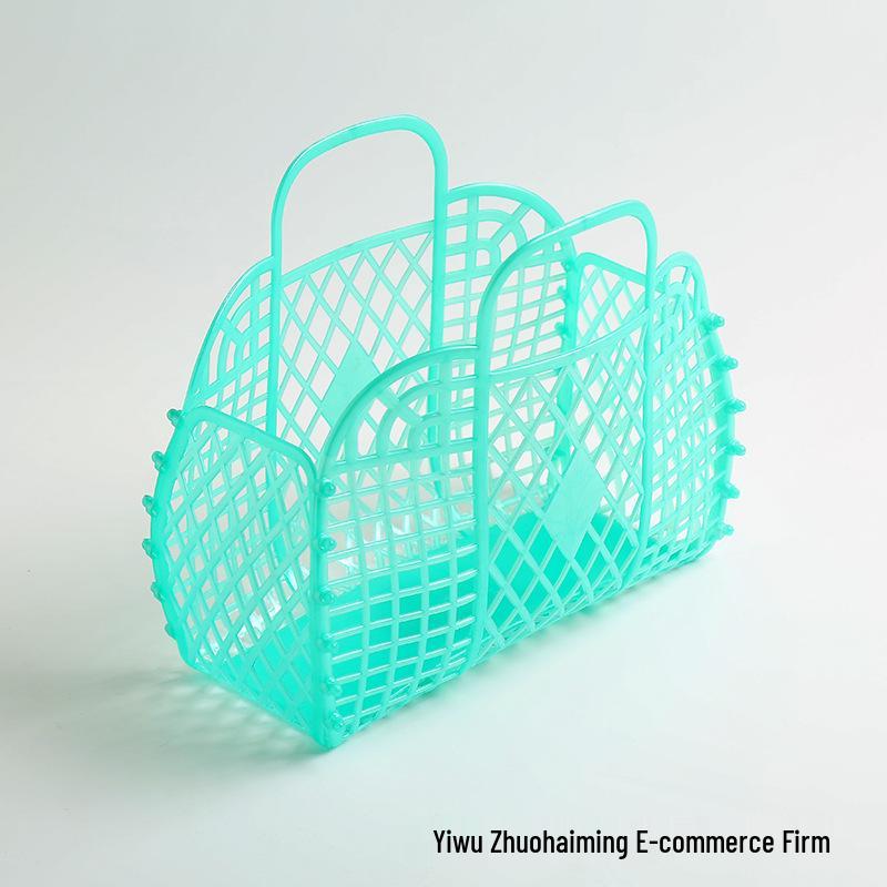 Plastic Handheld Bathroom Storage Basket Caddy