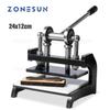 ZONESUN ZS-DM Manual Leather Die Cutting Machine for Craft Projects
