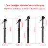 Telescopic Bicycle Seatpost 30.9/31.6mm Adjustable Height Bike SeatTube Aluminum Alloy Hydraulic Bicycle Seatpost Cycle Accessor