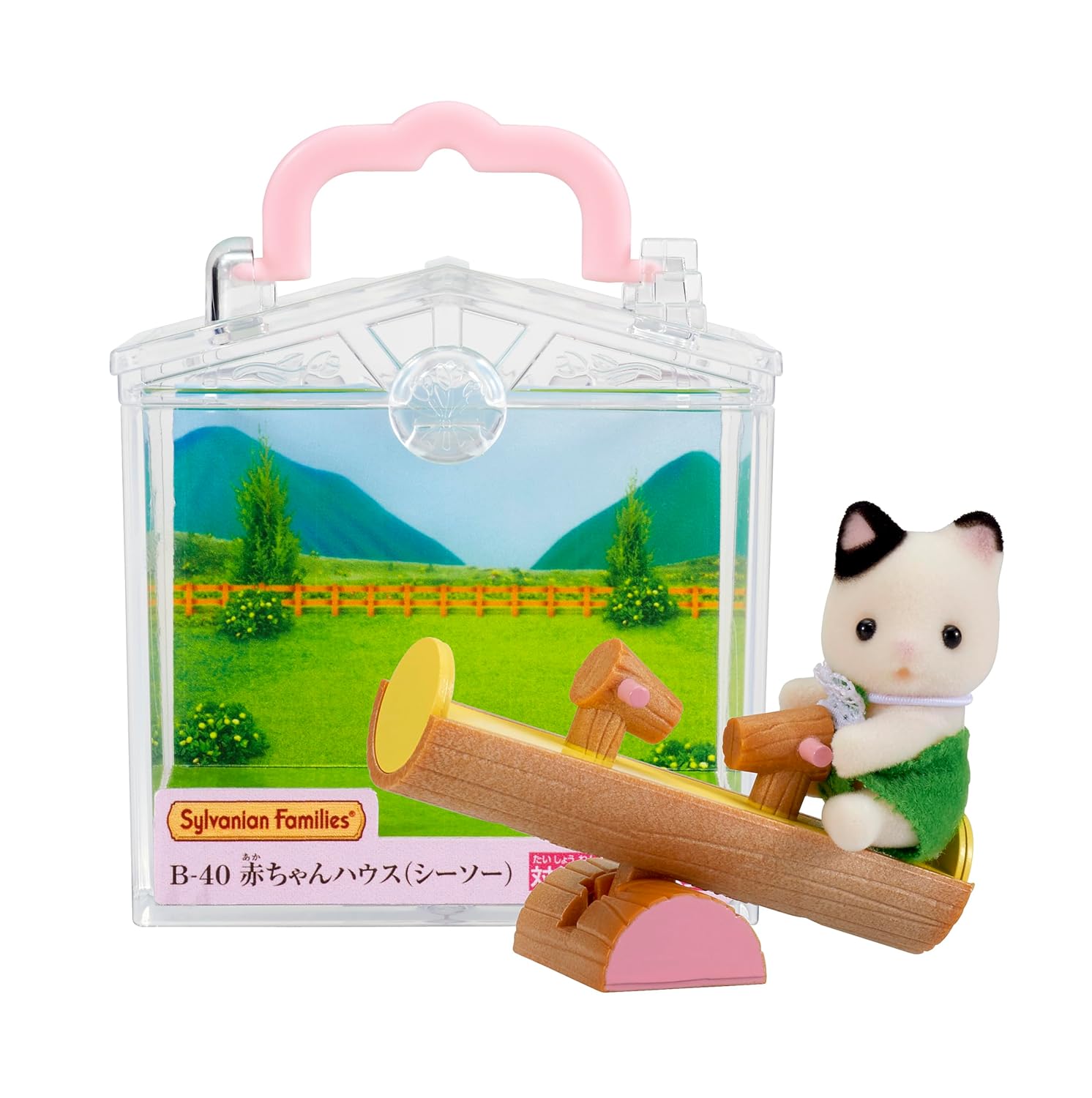 Детский домик Sylvanian Families (Детские качели-балансир) B-40 ST Сертифицированный 3 года назад Игрушечный кукольный домик EPOCH