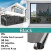 Window Privacy Tint Films One Way Anti Look Mirror Self-adhesive Films Sun Blocking Anti UV Glass Window Sticker Home Decoration