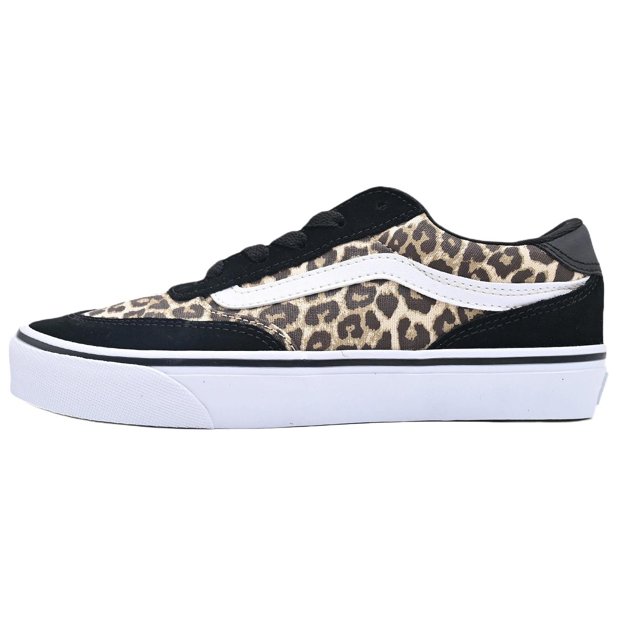 Vans Brooklyn LS Skateboard Shoes Women s Low Top Black Brown VN000EBSBM8 36