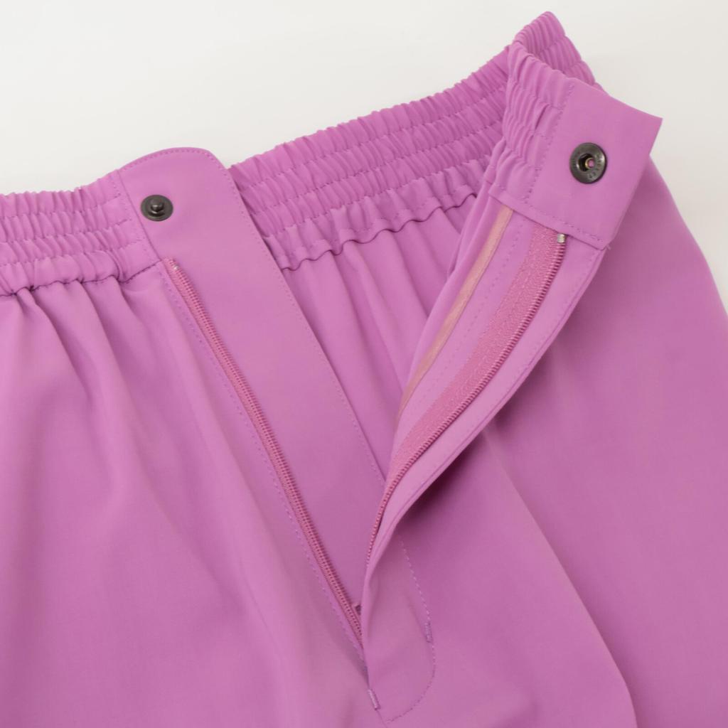 HYKE United Arrows Special Order 13332-2201 Pink Snap Button Zip Fly Easy Straight Pants Bottoms 1 pinkUsed