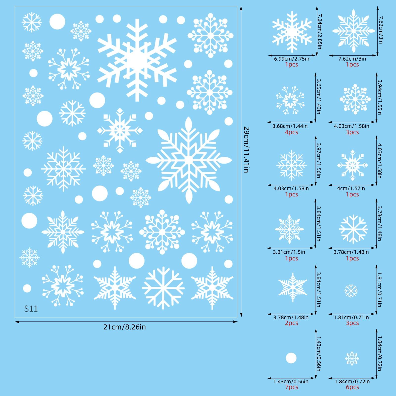 

Рождественские наклейки на окна своими руками Статические наклейки Наклейки на стены Наклейки на стекло для спальни и гостиной One Size