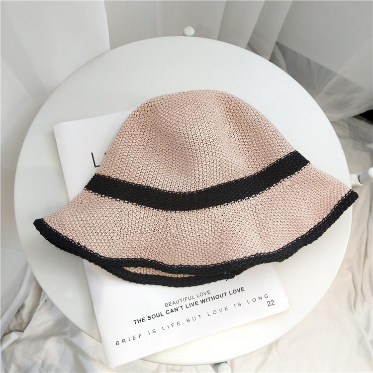 Bucket hat trendy hat trendy brand washbasin hat female sunshade bucket hat