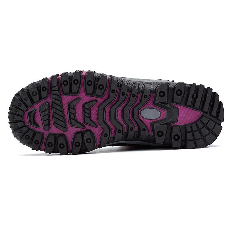 In Winter, Middle-aged and Old Velvet Warm Households Put On New Hiking Shoes, Men's Thickened High-top Sports Women's Cotton Shoes, Wear-resistant