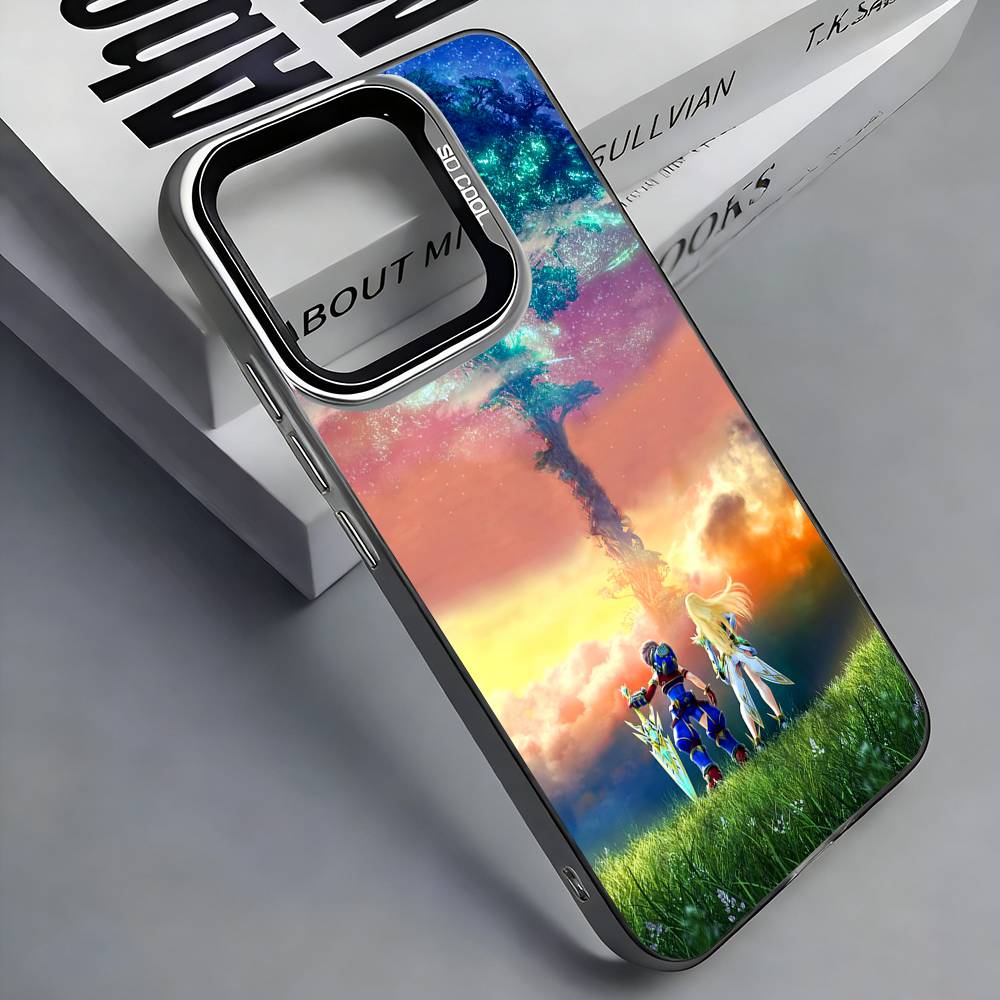 

Game X-Xenoblade Chronicles Phone Case For iPhone 17,16,15,14,13,12,11 Plus,Pro Max,Colored Silver Phone Case iPhone14