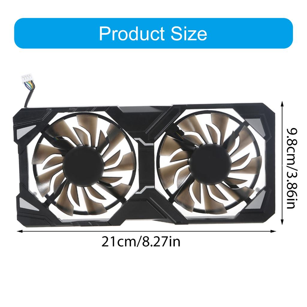 Graphics Card Fans Replacement For ZOTAC P106-100 6GB GTX1060 Video Card Cooling Replacement Cooler Fan ZT-M10600A-10B