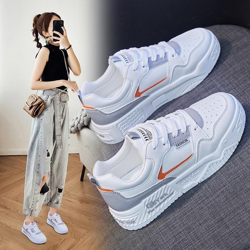 Autumn Fashion New Sneakers Outdoor Sports Flat Casual White Shoes Women's Shoes