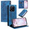 For Xiaomi 13T/13T Pro/Redmi K60 Ultra Wallet Imprinted Flower Pattern Leather Case Phone Cover