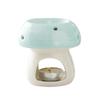 Cute Mushroom Candle Holder Cartoon Romantic Ceramic Aromatherapy Stove Non-toxic Creative Mushroom Incense Burner Bar Counter