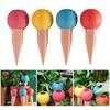 4Pcs Plant Self Watering Spikes Basketball Plant Watering Globes Insert Terracotta Watering Spikes Automatic Plant Waterer