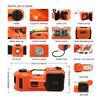 12V DC 5T automatinis elektrinis hidraulinis grindų kėliklio keltuvas dvigubo variklio LED 135-360 mm elektrinis hidraulinis lizdas