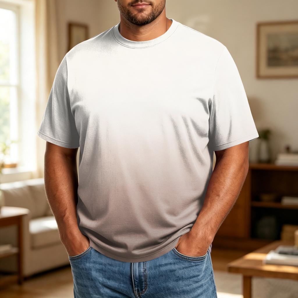 Men's Loose Fit Breathable T-Shirt for Casual Everyday Wear