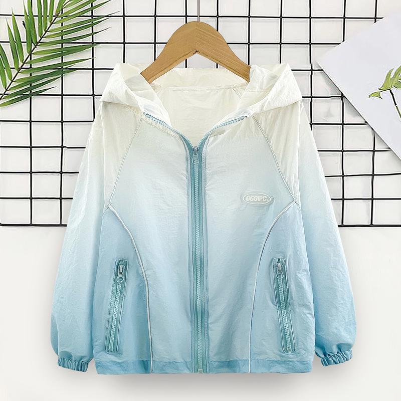 Boys  2026 Summer Sun Protection Casual Wear - Loose Fit 130 синий