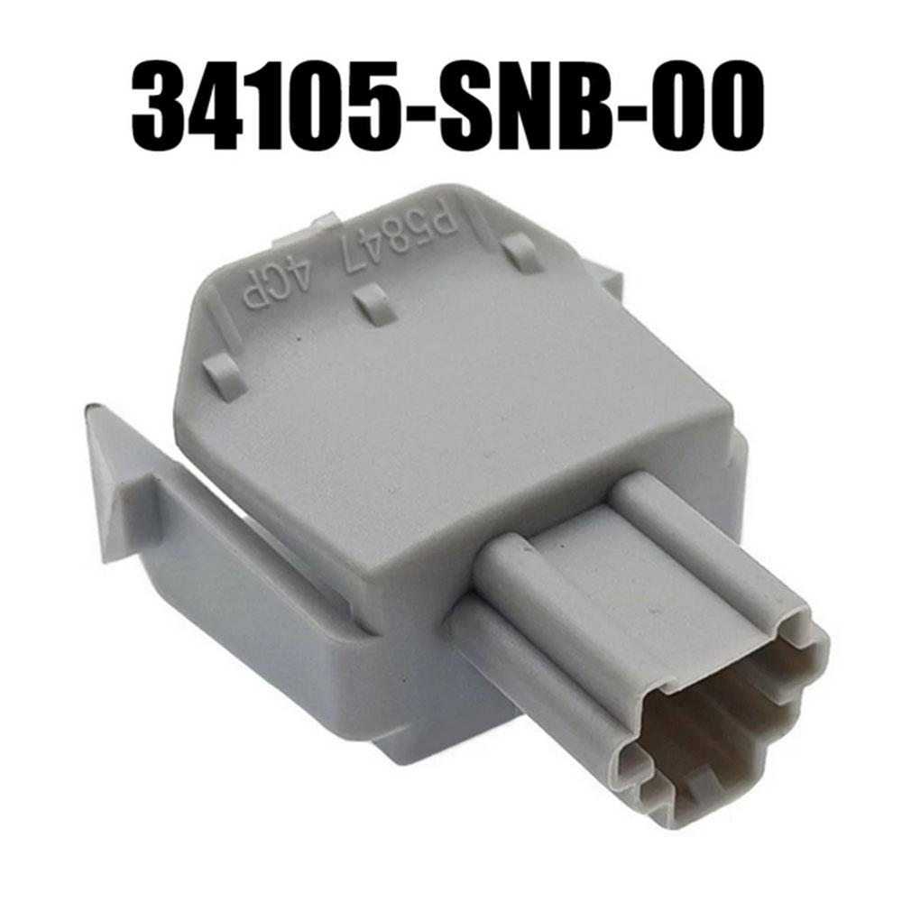 2Pcs 34105-Snb-003 License Plate Light Socket For Honda