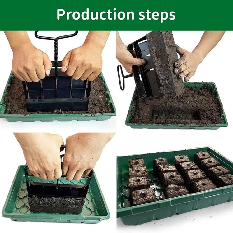 Soil Block Maker Soil Seedling Soil Blocker Maker Seedling Handheld Soil Blocker