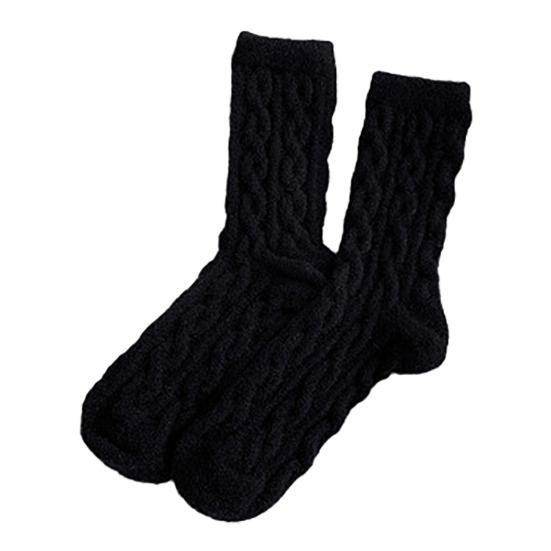 Fuzzy Winter Crew Socks Women Fluffy Warm Thick Socks Breathable Winter Sleep Socks for Indoor Lounging Outdoor Wear