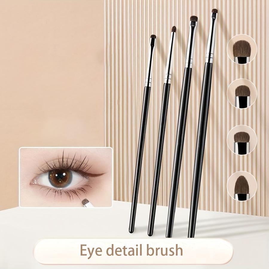 

A Set of 4 Detail Brushes for The Eyes, Suitable for Eyeliner, Eyeshadow, and Highlighting, Making Them Versatile Makeup Tools 4pcs