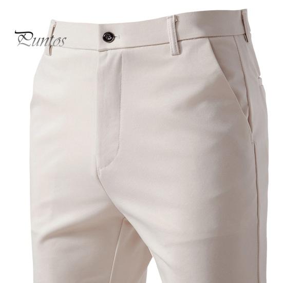 

Мужской костюм, брюки, облегающие однотонные брюки на молнии и пуговицах, прямые официальные деловые брюки с карманами для офиса, длинные брюки для свиданий 32 белый