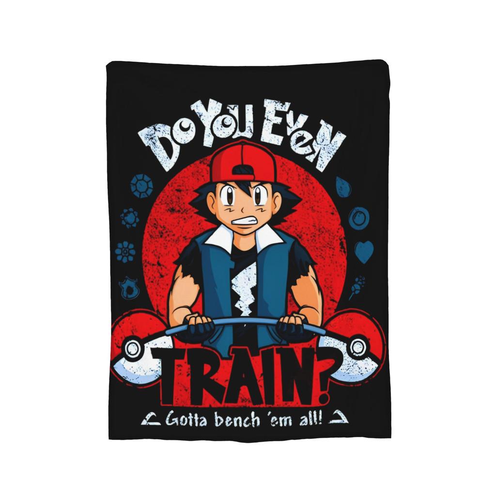 Pokemoned Anime Cartoon Flannel Blanket  Awesome Throw Blankets for  Sofa Bedding Lounge 150*125cm Bedspread,