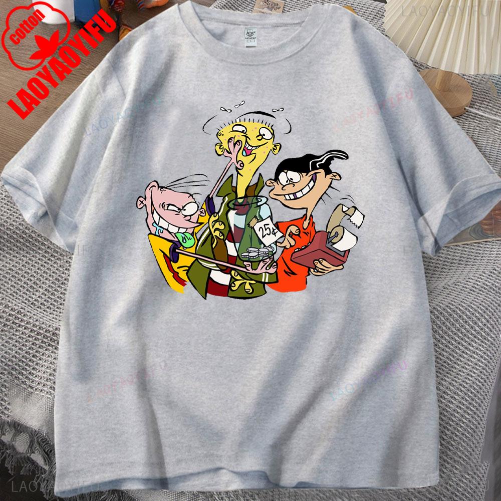 EdEdd N Eddy Unisex T Shirt EdEdd N Eddy Printed Tshirt Tops EdEdd N Eddy 90s Funy T Shirt Cartoon Figure High Quality Cotton