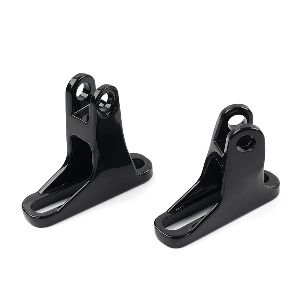 GZYF Rear Foot Pegs Passenger Mini Mount Kit Aluminum Black for Harley Touring Models 1993+