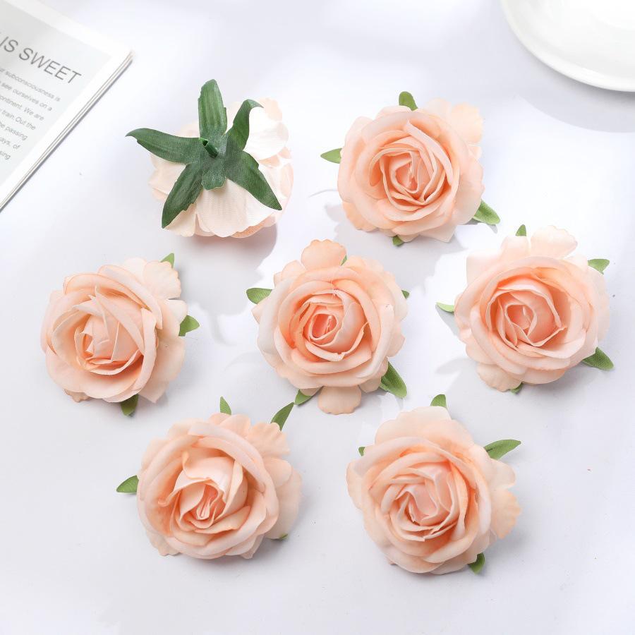 Premium Velvet Artificial Rose Heads for DIY Brooches and Clothing Accessories