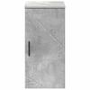 Wall Mounted Bathroom Cabinet Concrete Grey 30 x 31.5 x 61 cm