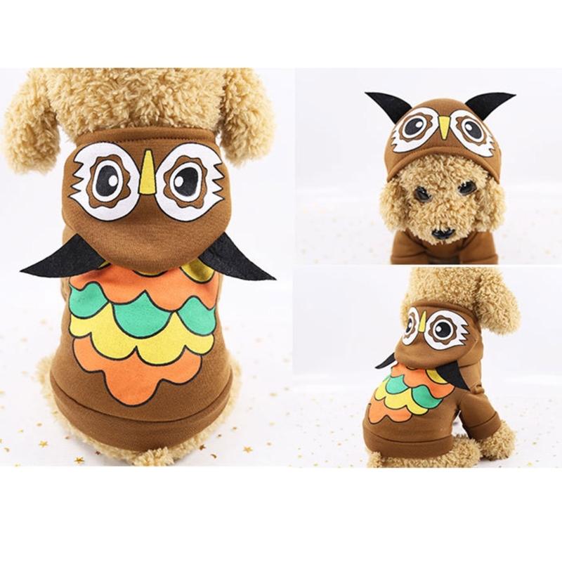 Multiple Type Christmas Halloween Pet Costume with Hood Set Cat Dogs Pullover Keep Warm Jumpsuit for Pet Cosplay Party