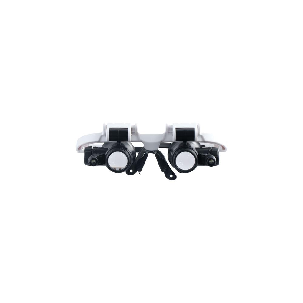 

Head-Mounted Illuminating with Headband LED Lamp Repairing for Jewelry Appreciation Microscope Magnifying Glass Loupe Magnifier білий