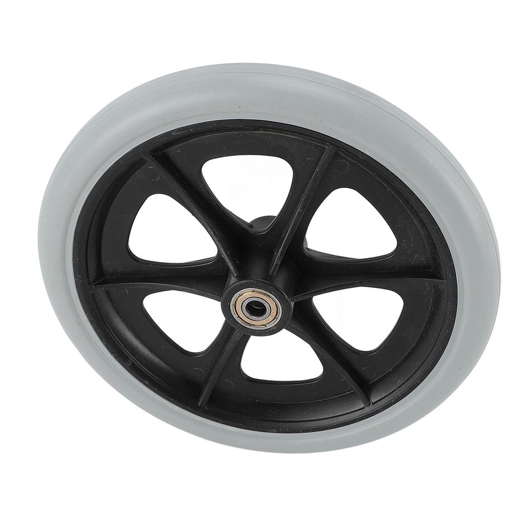 2 ks náhradních koleček pro invalidní vozíky, 8 palců, PU, masivní kovové korálkové ložisko, elektrická kola pro invalidní vozíky