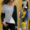 Elegant Fashion Women's Long Sleeve Loose Blouse Casual Shirt Autumn Tops T-shirt
