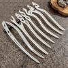 Imitation Jade Ancient Wind Hairpin Daily Hair Coiffure Hanfu Bamboo Xiangyun Cheongsam Hair Pulling Pill Head Multicolor Hairpin