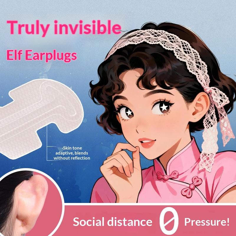 Invisible Dragon Bone Ear Lift Stickers 20Pcs Breathable Skin-Friendly Correction Patches for School Daily Casual Wear