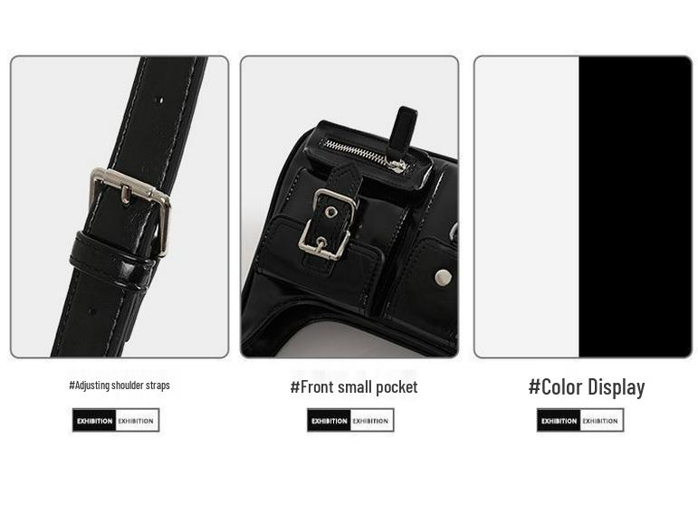 2023 Women's Chic Influencer Underarm Bag: Stylish Spicy Girl Crossbody & Shoulder Niche Motorcycle Bag