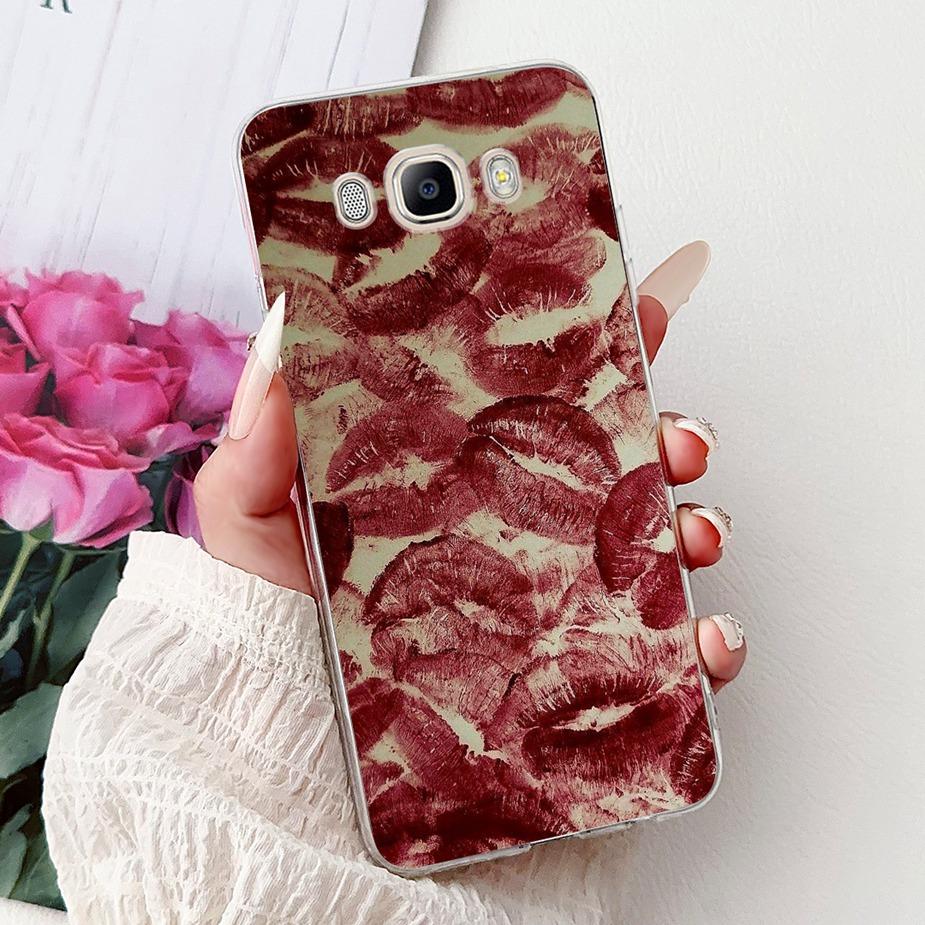 For Samsung Galaxy J5 2016 Case SM-J510F New Luxury Painted Cover Soft Silicone Phone Case For Samsung J3 J5 J7 2016 Fundas Capa
