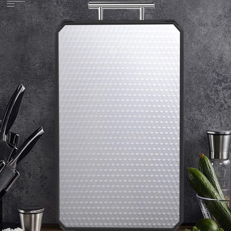 

Abdo Dual-Sided Stainless Steel & Silicone Cutting Board