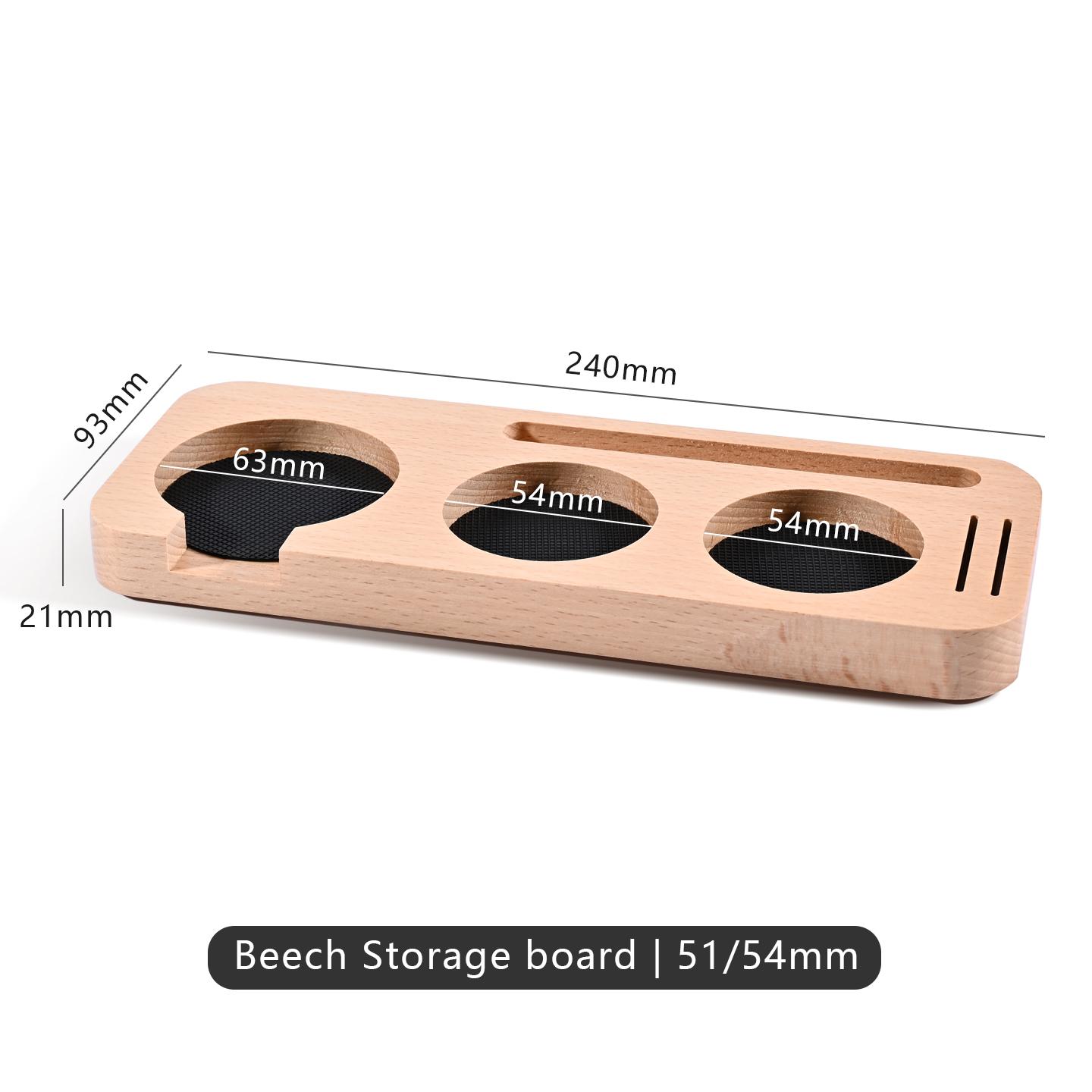 

51MM 54MM 58MM Coffee Tamper Mat Station Stand Portafilter Holder Support Base Rack Walnut For Espresso Accessories Barista Tool