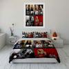 Blonde Female Pop Art Montage Bedding Duvet Cover Set Duvet Cover Pillowcases  (1*Duvet Cover 2*Pillowcases, Without Duvet Insert)