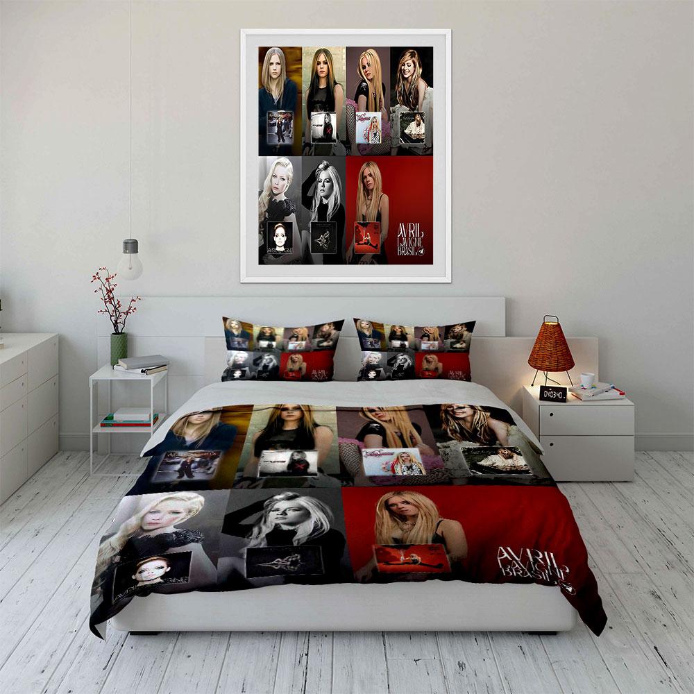 Blonde Female Pop Art Montage Bedding Duvet Cover Set Duvet Cover Pillowcases (1*Duvet Cover 2*Pillowcases, Without Duvet Insert)