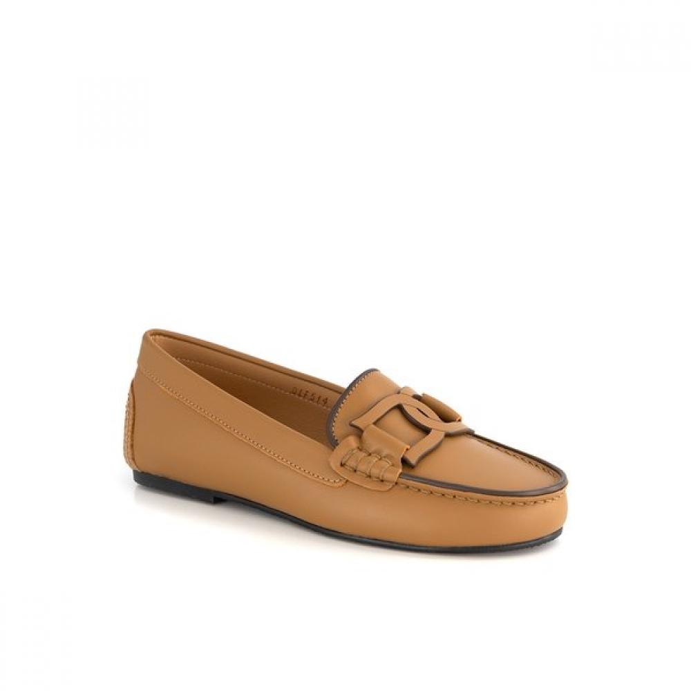 Daks Women Cross Leather Casual Loafer Dlf514ka34 Camel 250Camel KA34 18117₽