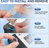 2PCS 3D Curved Joystick Caps Soft Silicone Thumbstick Grip Cover for Switch 2 Controller Gamepad Non-Slip Joystick Protectors