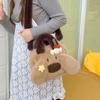 Kawaii Dog Crossbody Bag Lovely Stuffed Animal School Bag Cute Puppy Plush Handbag  Outdoor